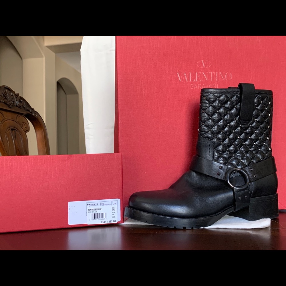 Valentino Rockstud Boots